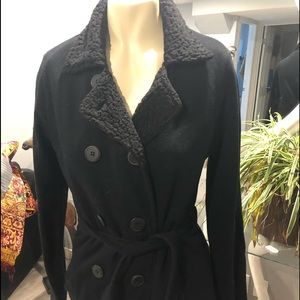 Roxy double breasted black jacket